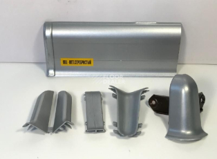 Плинтус Ideal Comfort 55mm Серебро 081 фото 1 | FLOORDEALER